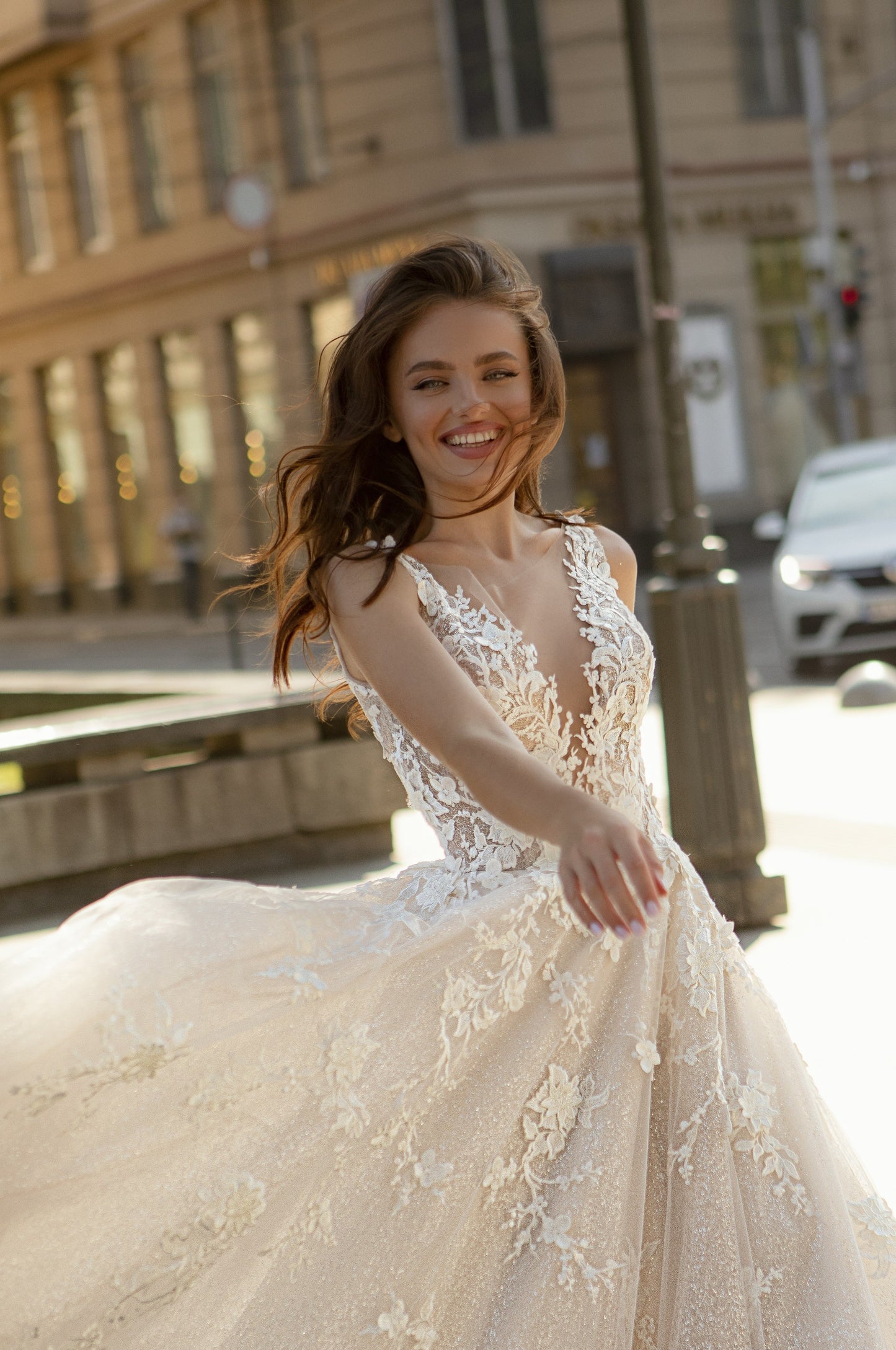 VESTIDO DE NOVIA DURAZNO - YENNIDED