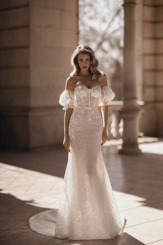 VESTIDO DE NOVIA CORTE SIRENA TAYLA