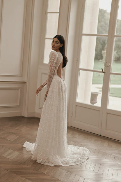 JULIANA - VESTIDO DE NOVIA EN PEDRERIA