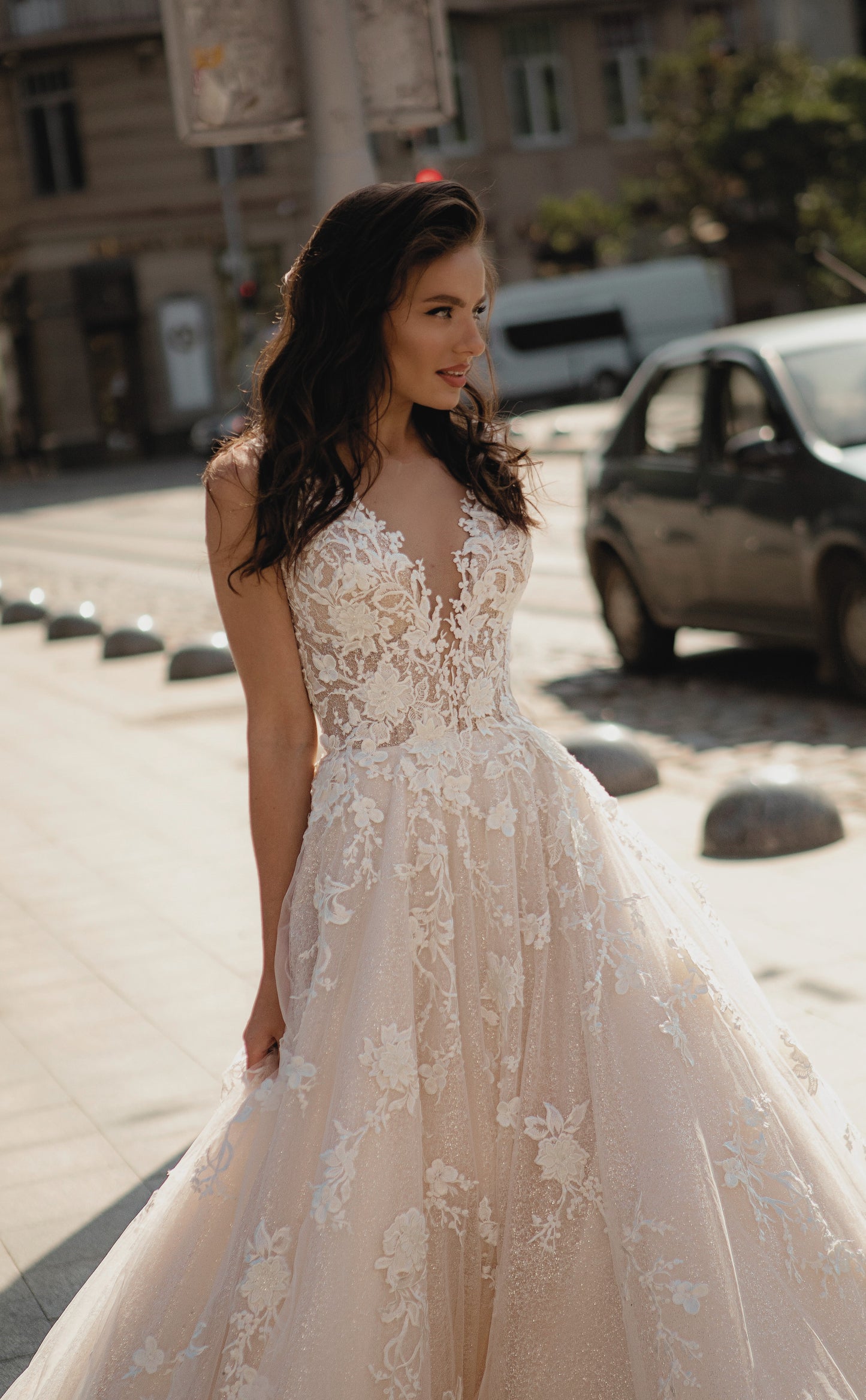 VESTIDO DE NOVIA DURAZNO - YENNIDED