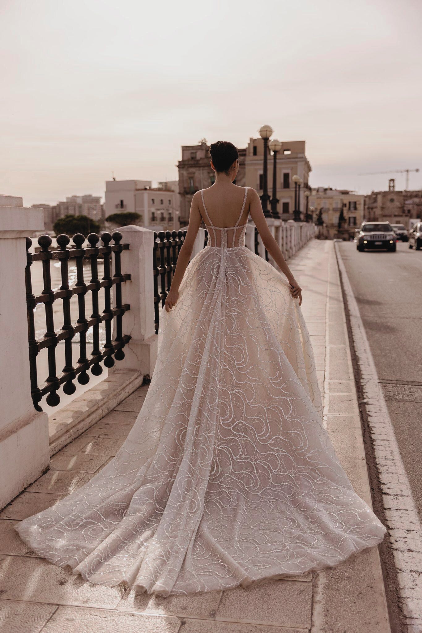 VESTIDO DE NOVIA BRILLANTE  - NESSA